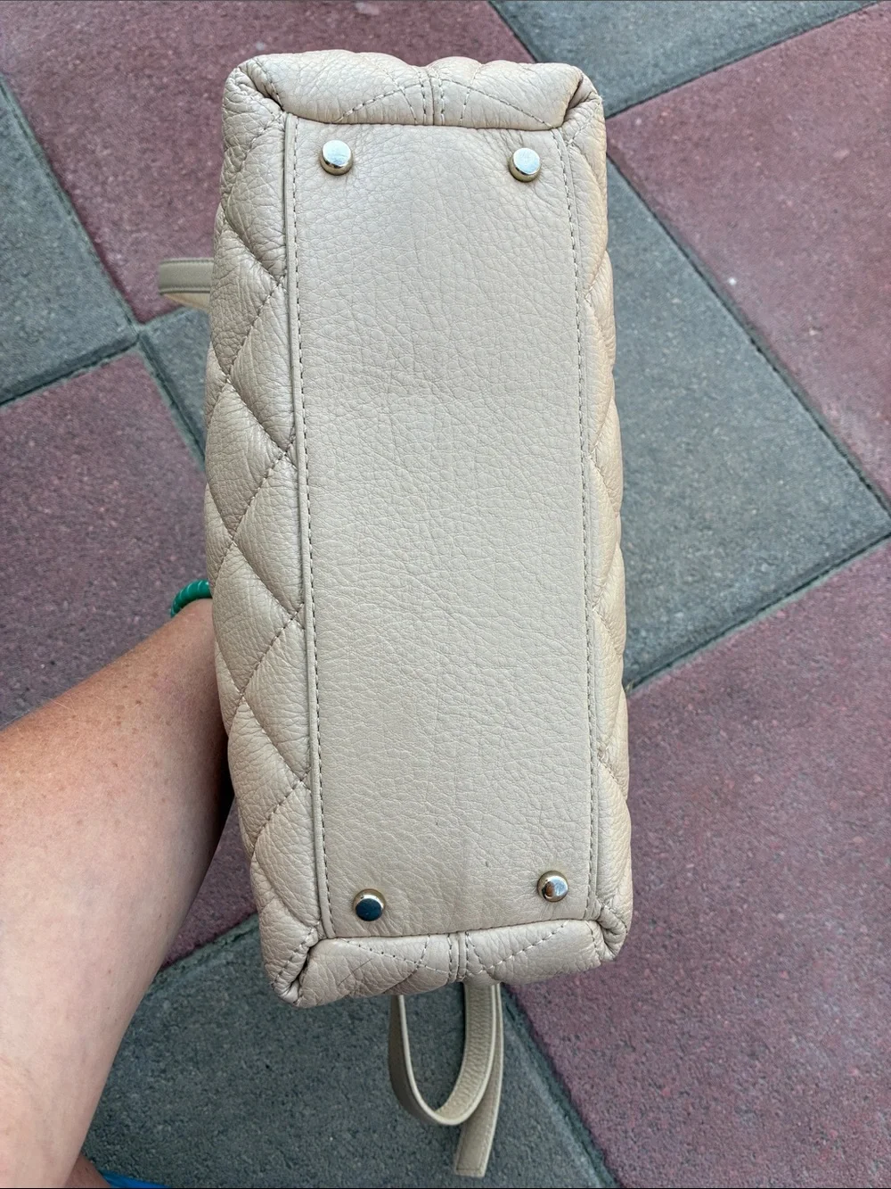 Kate Spade Gold Coast Georgina Quilted Leather Satchel Crossbody